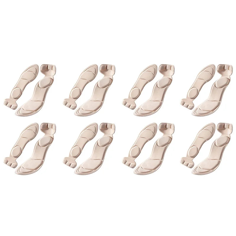 High-Quality Memory Foam Insoles for Women's High-Heel Shoes - Anti-Slip, Customizable, Comfort-Enhancing, Breathable Heel Protection and Massage Pads