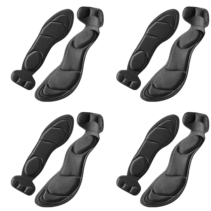 High-Quality Memory Foam Insoles for Women's High-Heel Shoes - Anti-Slip, Customizable, Comfort-Enhancing, Breathable Heel Protection and Massage Pads