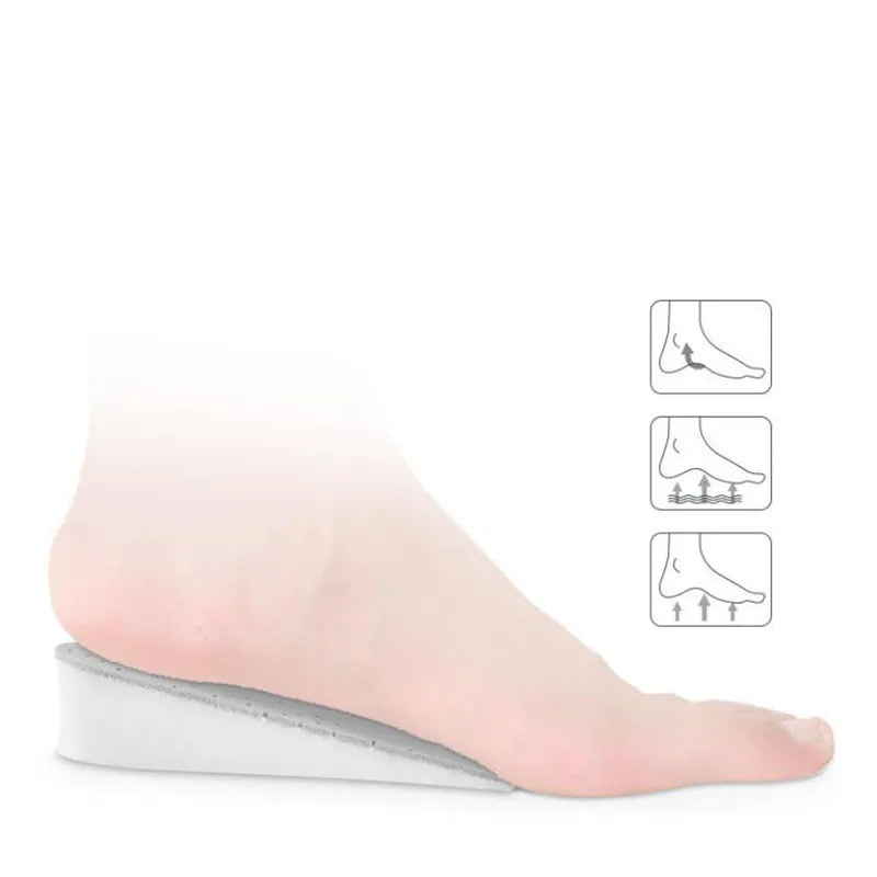 Height Increase Insoles for Women Shoes Inner Soles Shoe Insert Heel Lift Heightening Template Cushion EVA Memory Foam Insoles